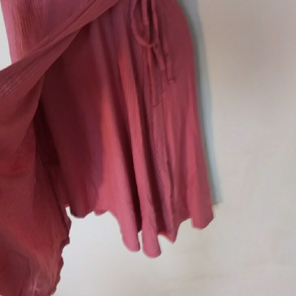 Off the shoulder tie front wrap dress - Picture 4 of 8